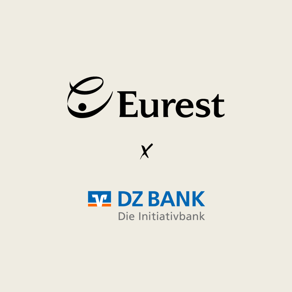 Das Logo von Eurest und dem Kunden DZ Bank.